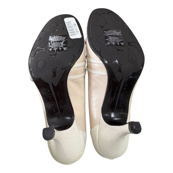 Kenneth Cole Reaction Hanna Stasia Ivory Round Toe Pump Women’s Size 10M - Picture 9 of 10